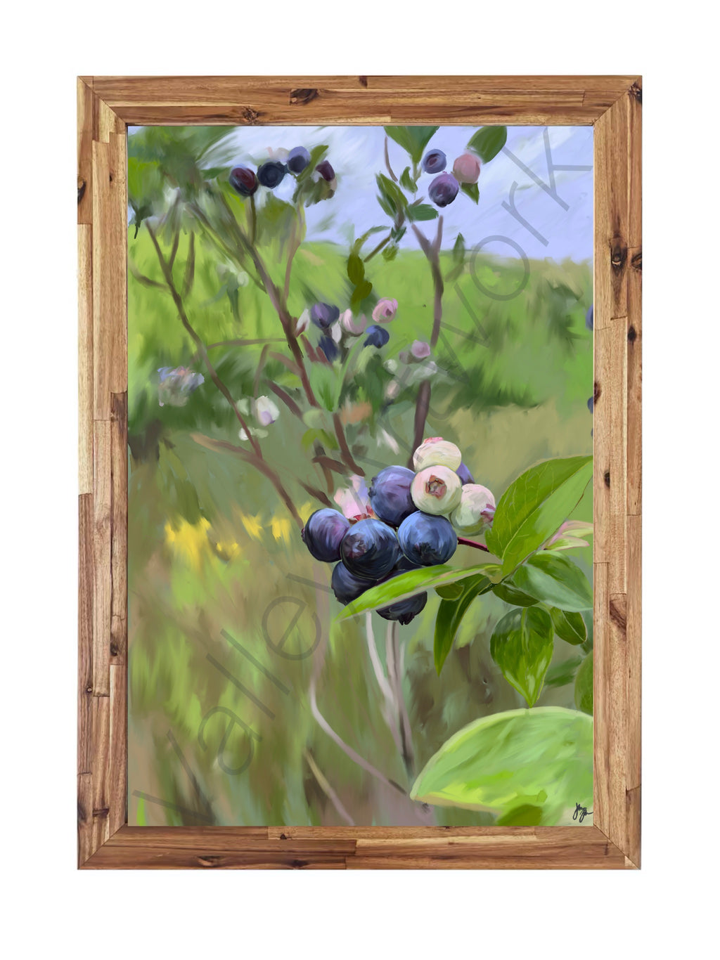 “Blueberry” Art Print