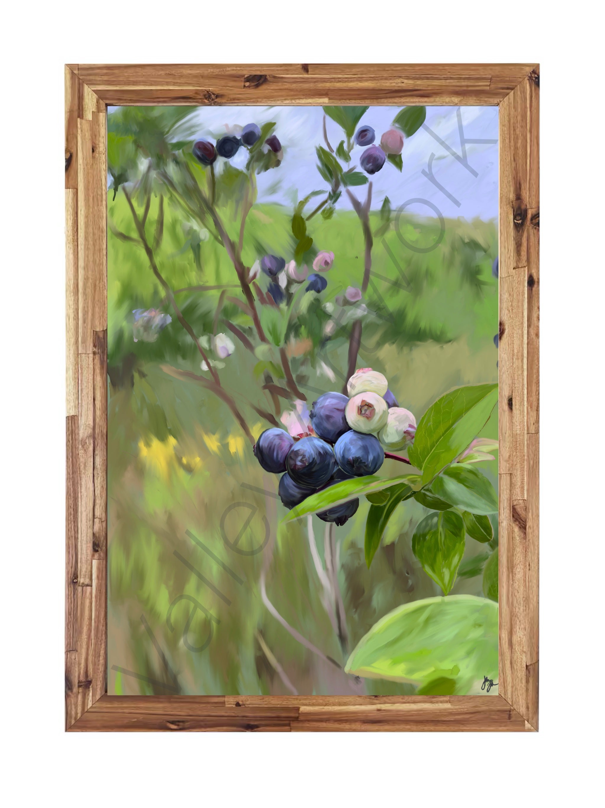 “Blueberry” Art Print